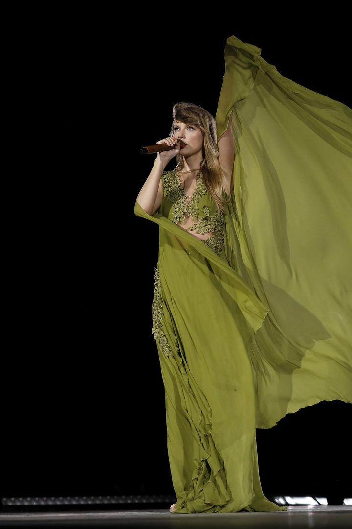 Die 33-Jährige bei einem Konzert ihrer sktuellen "Eras"-Tour, Chicago, im Juni 2023
