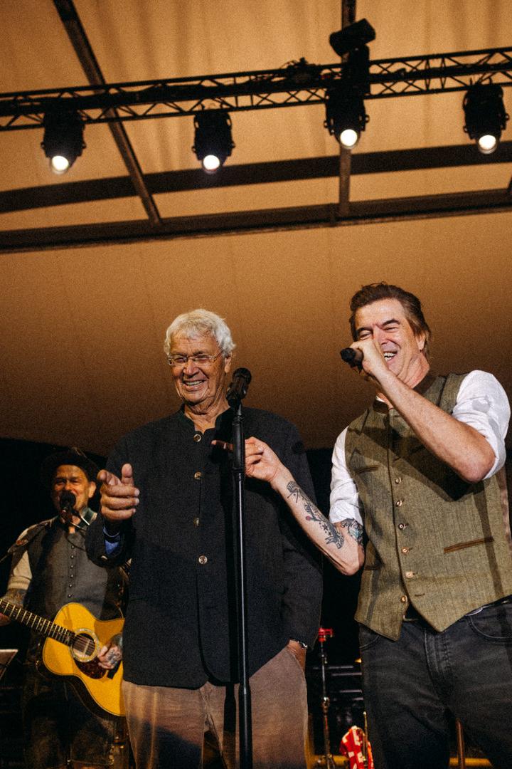 Gerhard Polt, Campino bei einem Konzert ihrer gemeinsamen "Forever"-Tour