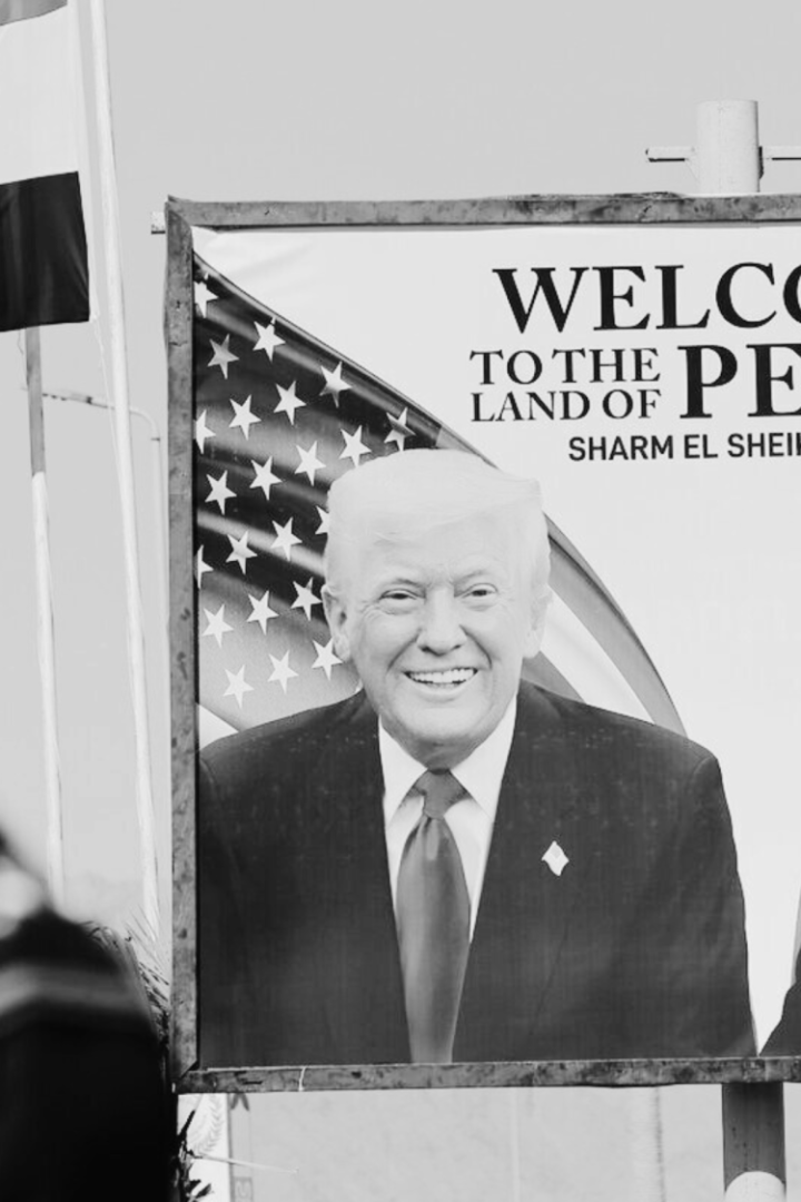 Streets Decorated with 'Together in Peace' Posters Ahead of Sharm el-Sheikh Peace Summit