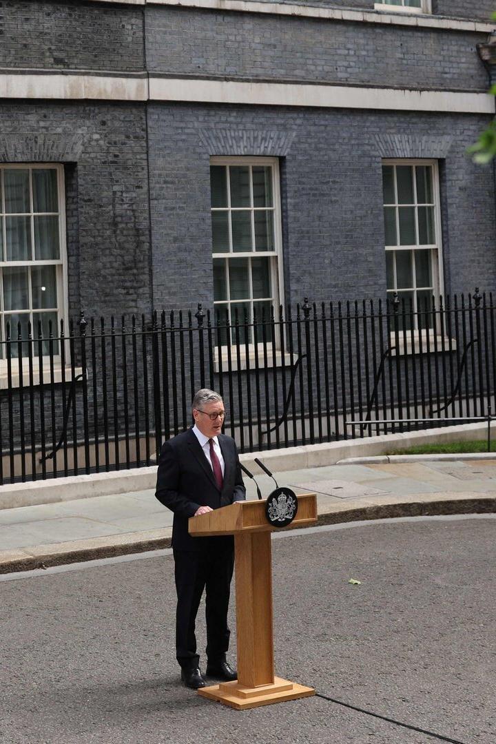 Premier Keir Starmer beim Abschied