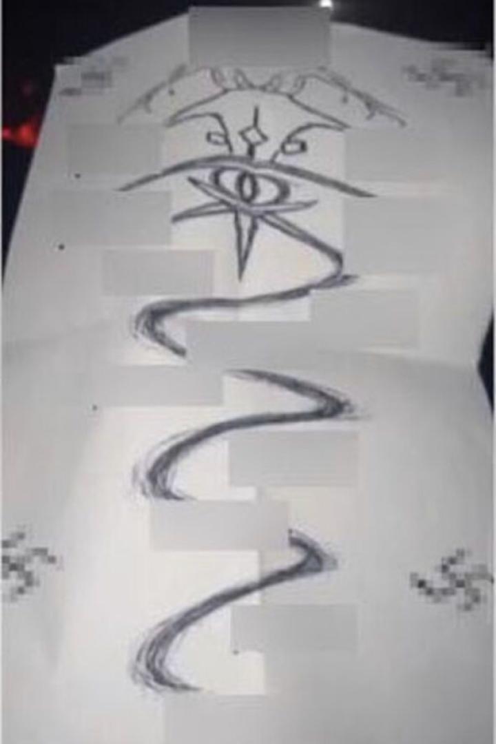 Screenshot von einem Blattpapier mit einschlägigen Symblen der Gruppe