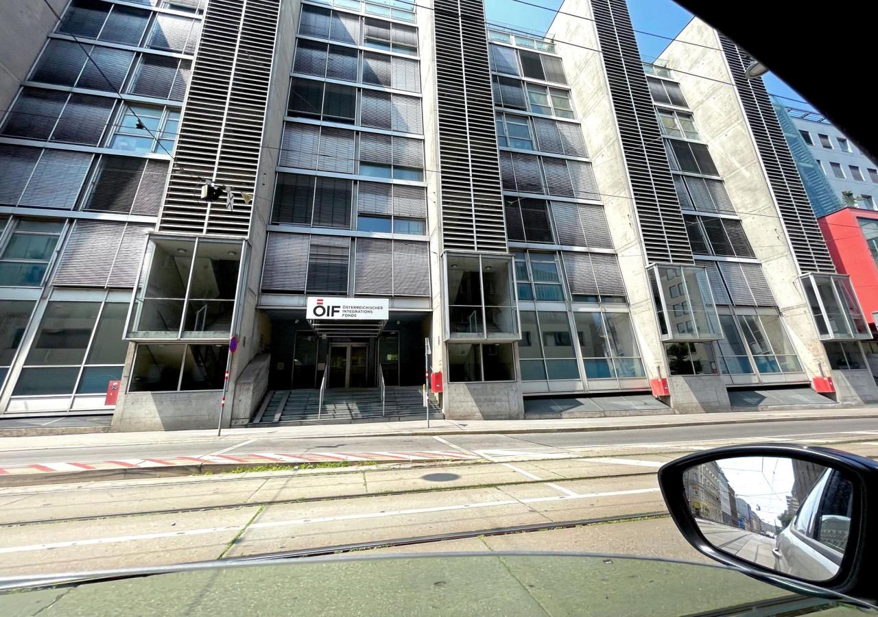 Die Zentrale des Österreichischen Integrationsfonds in Wien