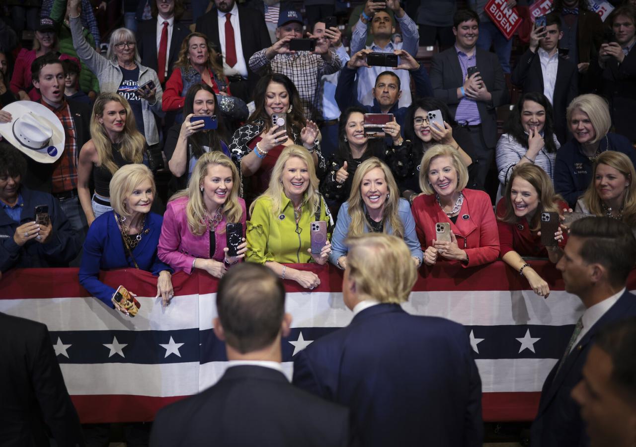 Trump bei einem Wahlkampfauftritt in South Carolina im Februar dieses Jahres.