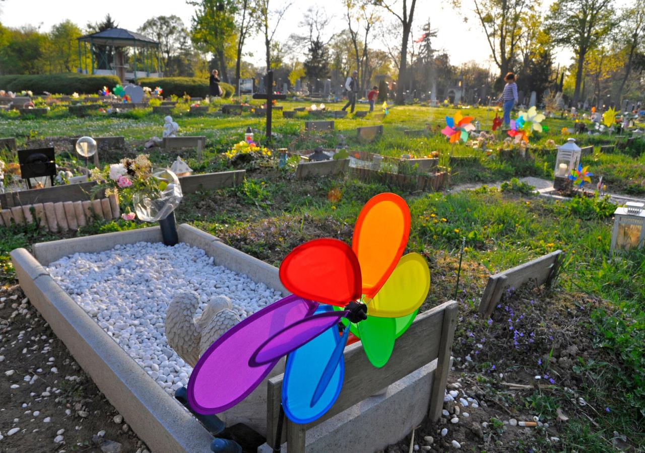 Babyfriedhof am Wiener Zentralfriedhof in Simmering