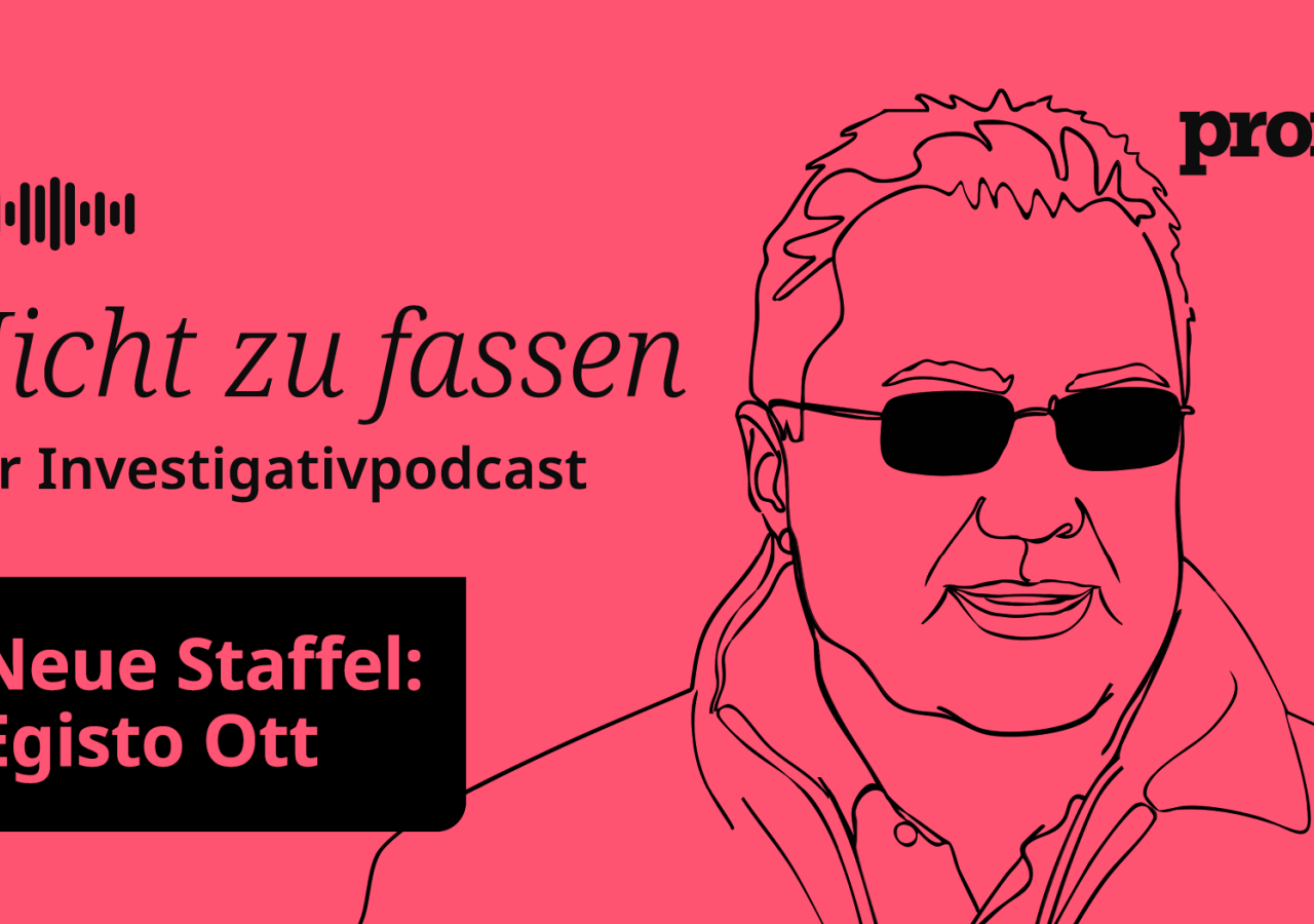 Banner für einen Podcast über einen Mann
