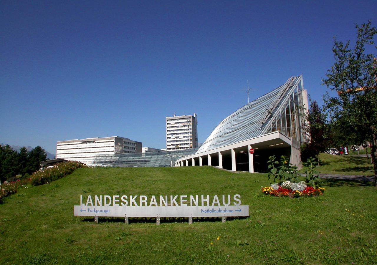 Landeskrankenhaus Feldkirch von Außen