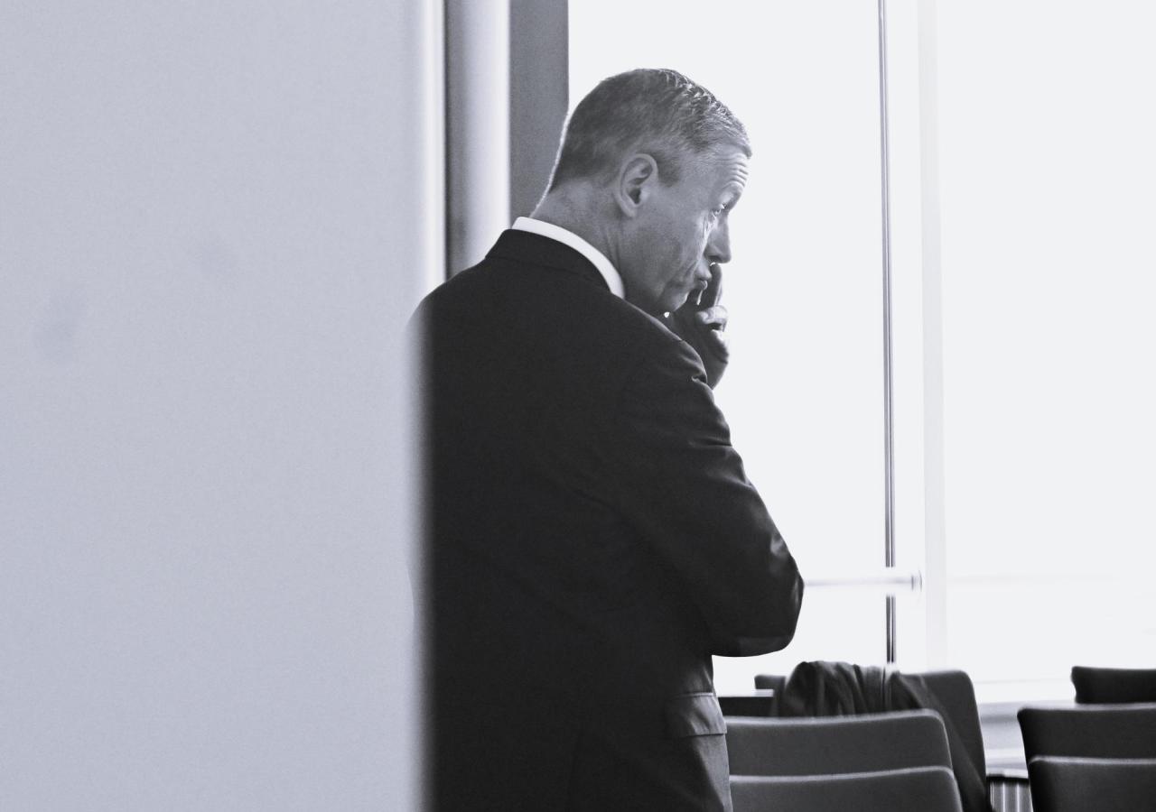 Ex-Justizsektionschef Christian Pilnacek in Denkerpose