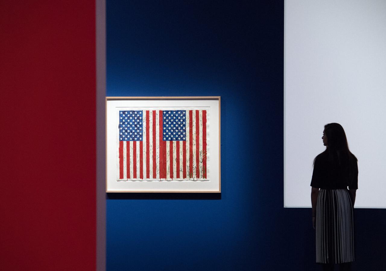 Kunstwerk "Flags I" von Jasper Johns