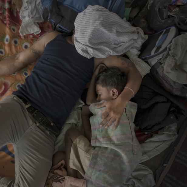 The Migrant Caravan: Gewinner in der Kategorie "World Press Photo Story of the Year" 2019. Die Bilderstrecke zeigt einen Karawan von lateinamerikanischen Migranten auf ihrem Weg zur US-amerikanischen Grenze.