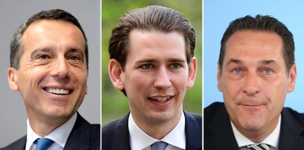 Kern, Kurz, Strache Kern, Kurz, Strache