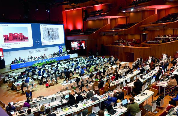 Unesco-Sitzung in Krakau, Juli 2017 Unesco-Sitzung in Krakau, Juli 2017