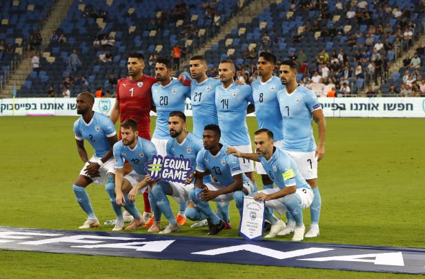 Die israelische Nationalmannschaft Die israelische Nationalmannschaft