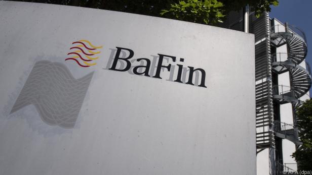 Schild mit der Aufschrift „BaFin“