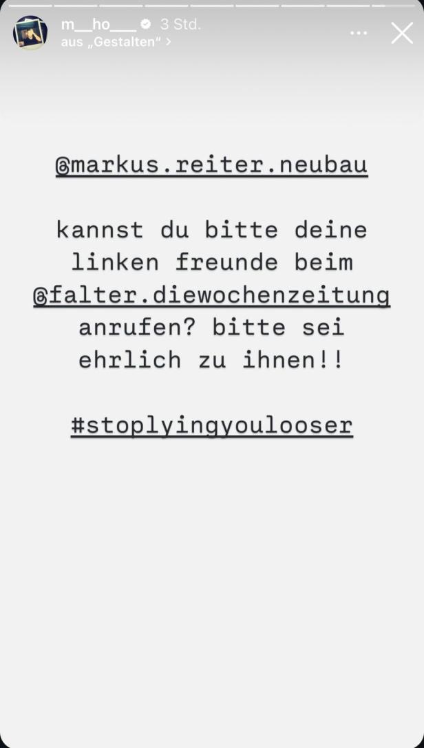 Screenshot Instagram Martin Ho vom 10.11.2024