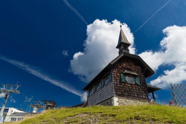 Schmittenhohe,,Austria,,August,2022,,View,Of,The,Elisabethkapelle,On,The