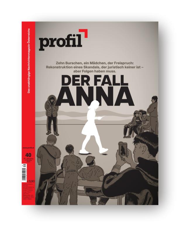 Der Fall Anna / profil-Cover Ausgabe 40/2025