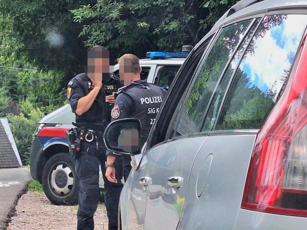 Polizeieinsatz am Peršmanhof