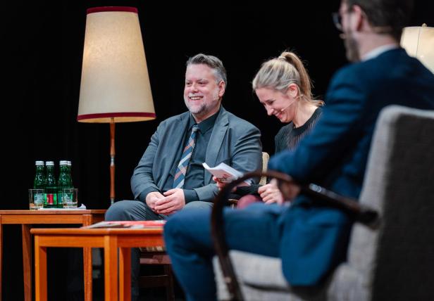 Martin Ortner und Anna Thalhammer im Theater Akzent.