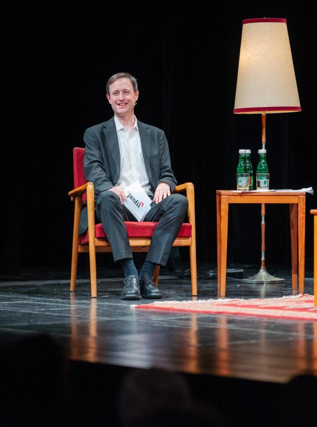 Stefan Melichar im Theater Akzent.