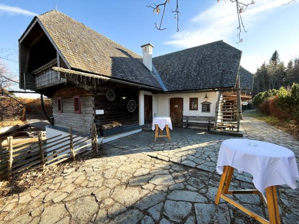 Das Gasthaus "Brandluckner Huab’n" von außen