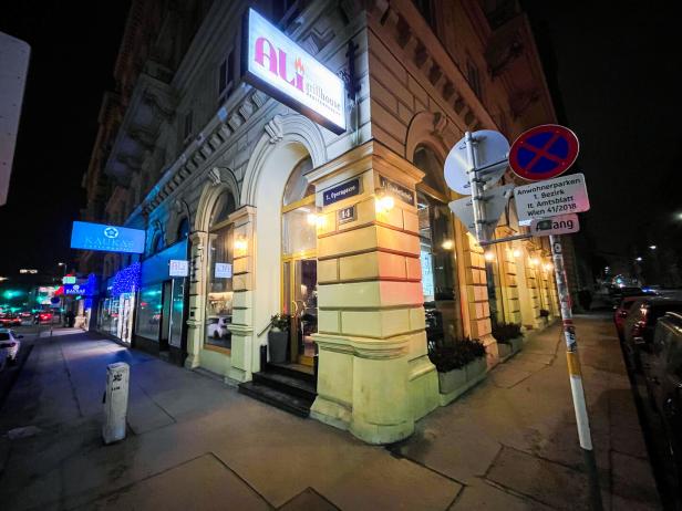 Das Lokal "Ali Grillhous" von außen