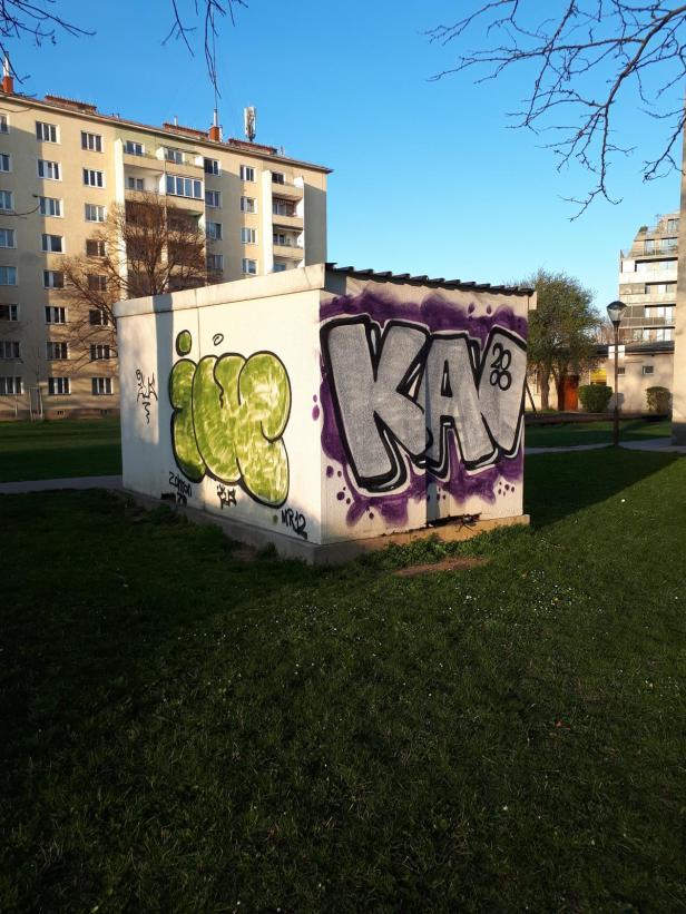 Ein Graffiti in Wien