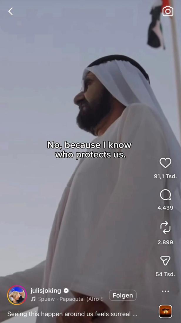 No, because I know who protects us.