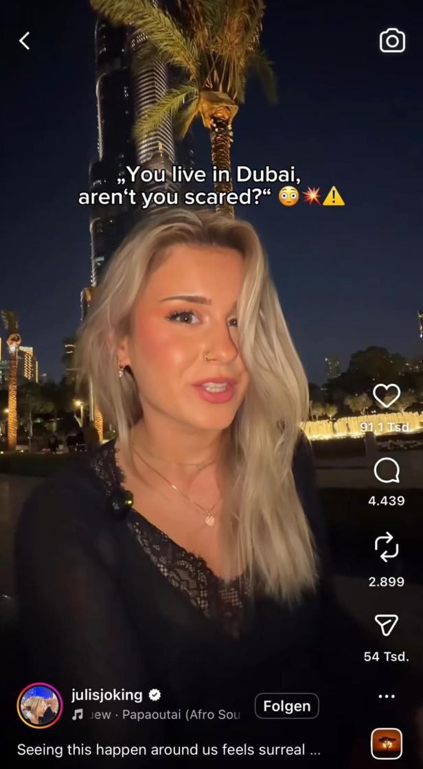 You live in Dubai, arent you scared?