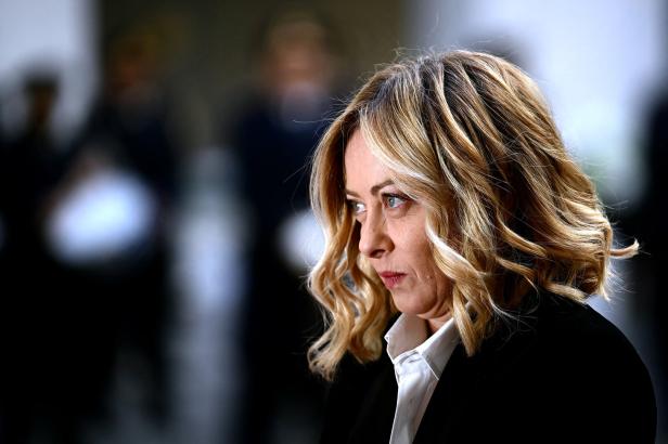 Giorgia Meloni, die Regierungschefin Italiens 