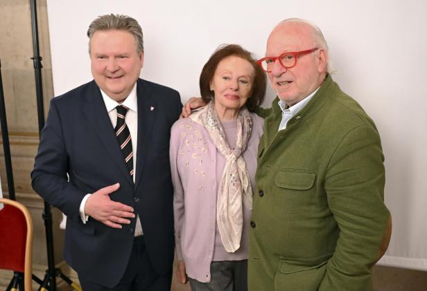 Antonia und Christian Bissuti mit Bürgermeister Michael Ludwig