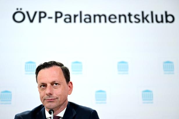 Ein Mann im Anzug, es ist der neue ÖVP-Klubobmann Ernst Gödl.