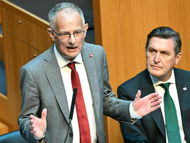 NATIONALRAT MIT BUDGETREDE: MARTERBAUER (SPÖ) / HANKE (SPÖ)