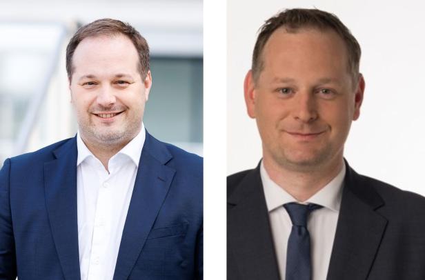 Die Wiener Bezirkschefs Daniel Resch und Klemens Resch von ÖVP und FPÖ.