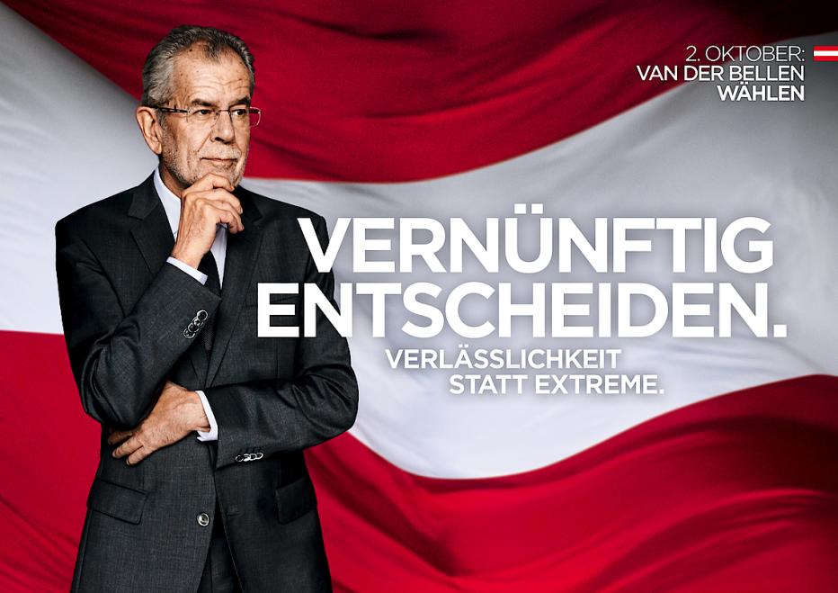 Van Der Bellen Präsentiert Neue Plakate