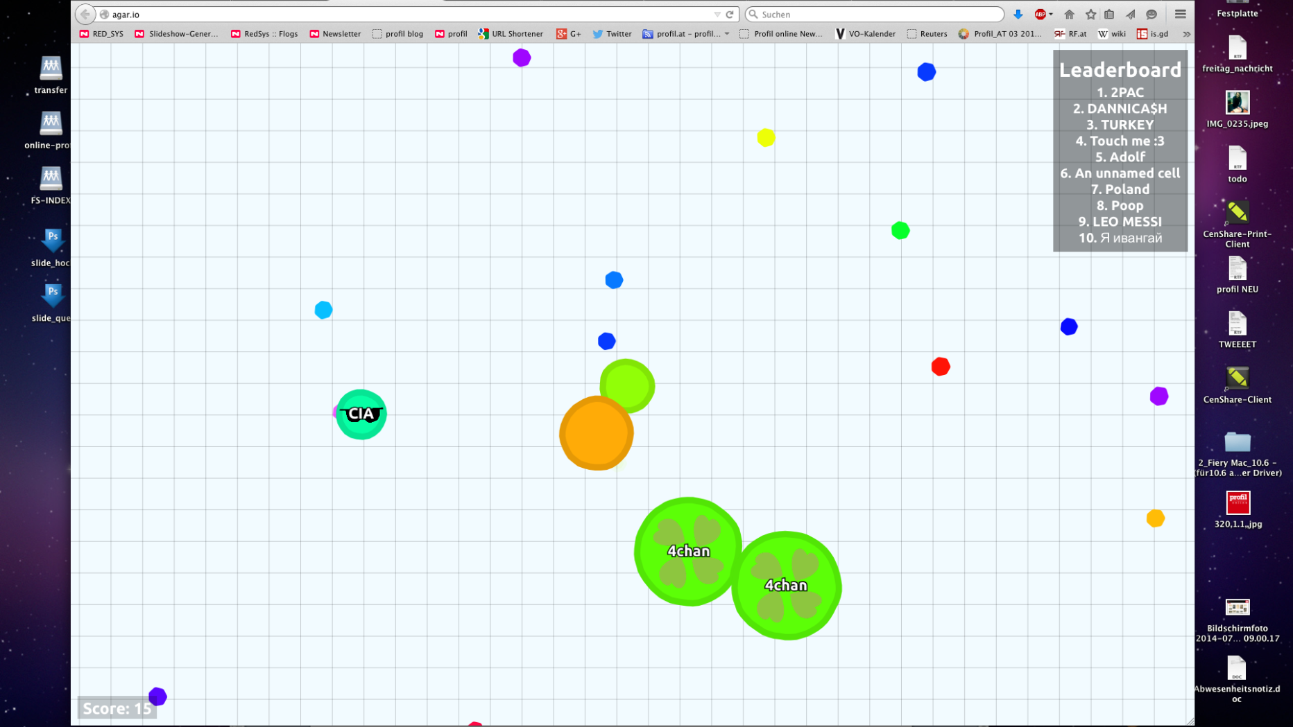 Fundstück Wie das Browserspiel „Agario“ süchtig macht