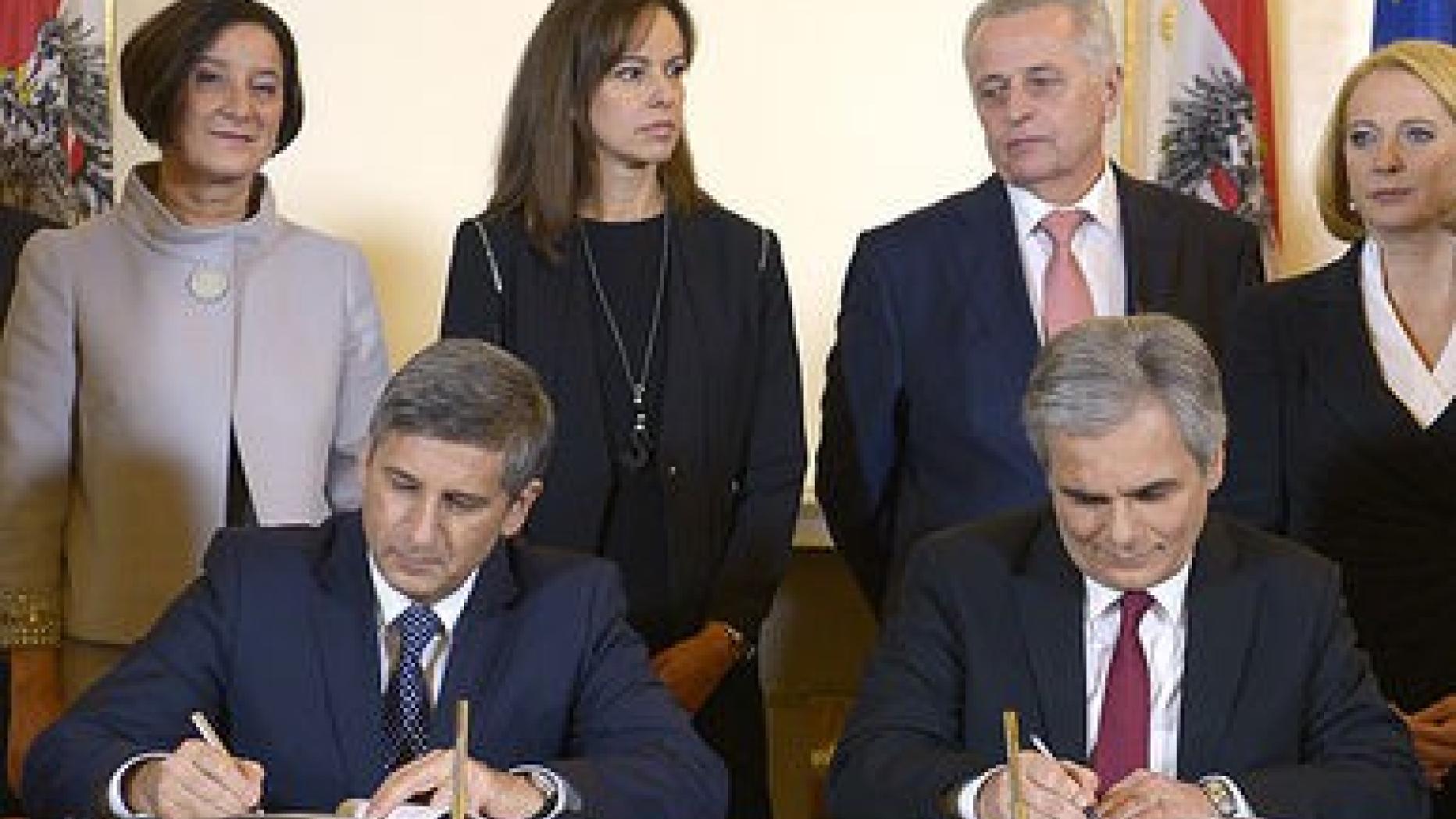 Faymann II Neue Regierung offiziell im Amt