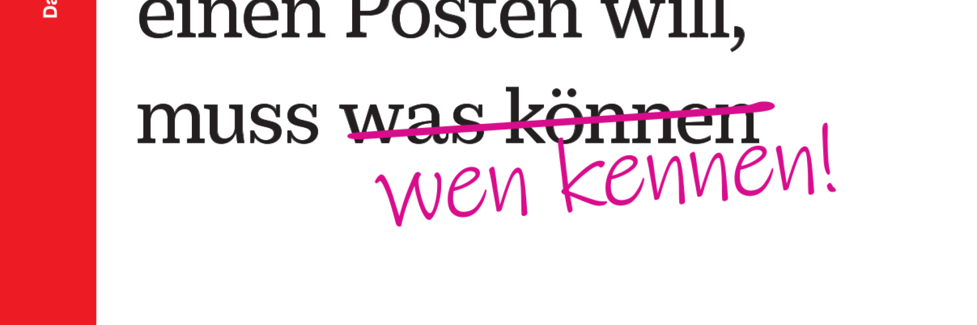 Das "profil"-Cover zeigt August Wöginger (ÖVP) in mehrfacher, farbiger Überlagerung und den Text: Wer in Österreich einen Posten will, muss wen kennen!