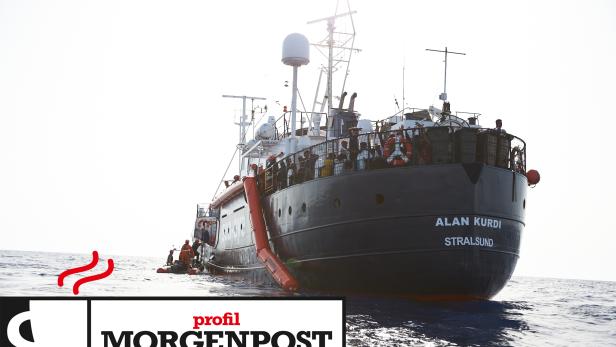 Das Schiff "Alan Kurdi" nimmt vor der Küste Libyens 65 Menschen auf Das Schiff "Alan Kurdi" nimmt vor der Küste Libyens 65 Menschen auf