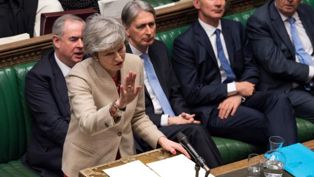 Theresa May im House of Commons Theresa May im House of Commons