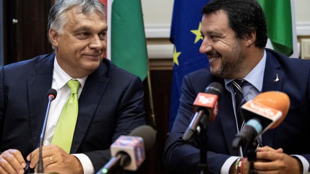 Matteo Salvini und Viktor Orbán Matteo Salvini und Viktor Orbán