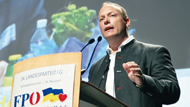 Parteiobmann Christian Höbart wurde beim niederösterreichischen Parteitag abgestraft. 