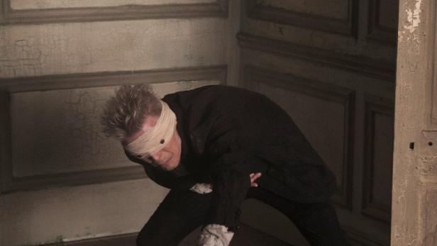 David Bowie beim Video-Dreh zu seinem neuen Song "Blackstar".