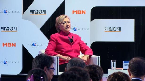 Clinton zieht über Trumps Nordkorea-Politik her Clinton zieht über Trumps Nordkorea-Politik her