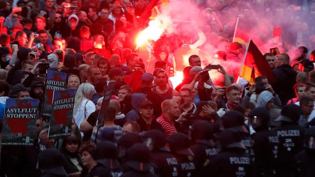 Chemnitz am 27. August 2018 Chemnitz am 27. August 2018