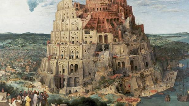 "Turmbau zu Babel", 1563 datiert 