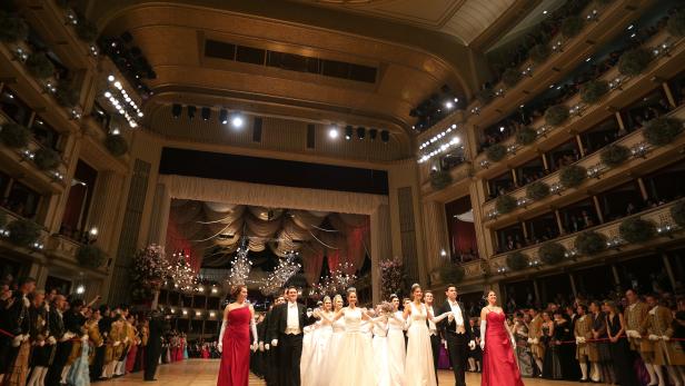 Eröffnung des Opernballs 2016 in der Wiener Staatsoper