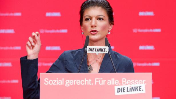 Sahra Wagenknecht, Fraktionsvorsitzende der Partei Die Linke 