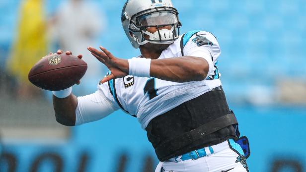 Alles auf Sieg: Panthers-Quaterback Cam Newton Alles auf Sieg: Panthers-Quaterback Cam Newton