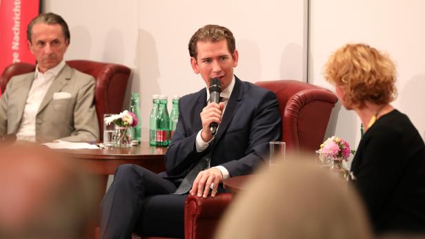 Sebastian Kurz im Gespräch mit Christian Rainer und Eva Linsinger