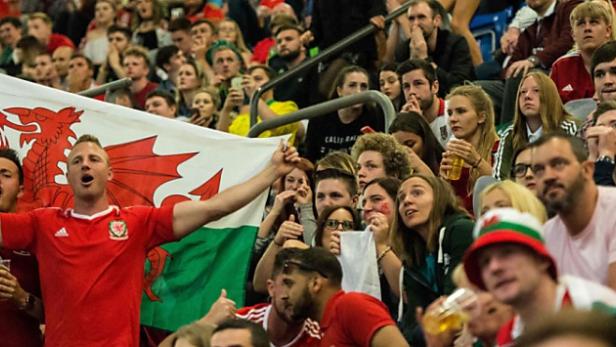 Tausende Fans empfingen ihre Helden in Cardiff